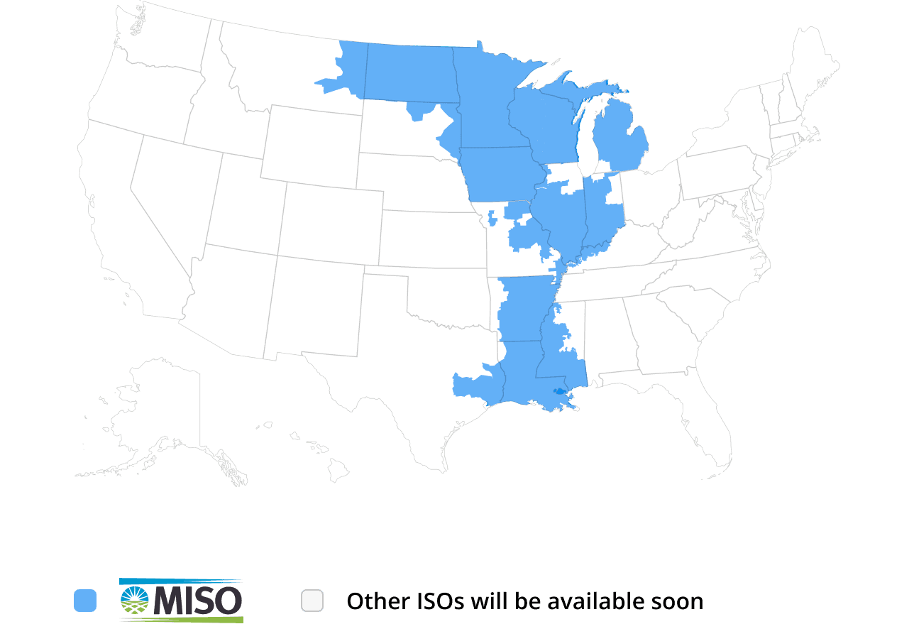 Areas of operation map